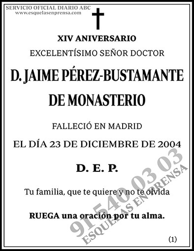 Jaime Pérez-Bustamante de Monasterio